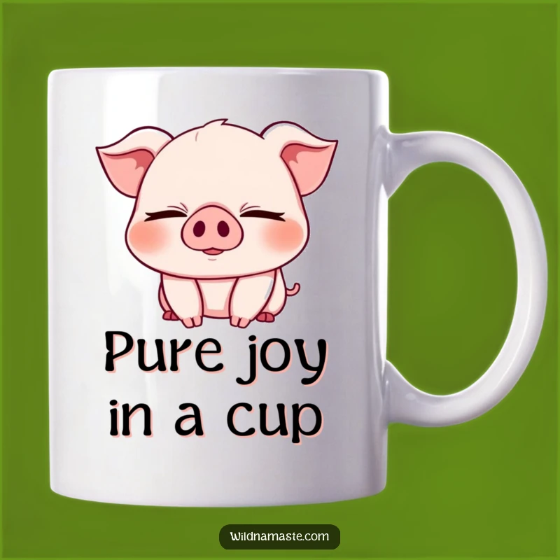 Funny Piglet Yoga Mug: Embrace Joy and Relaxation with This Hilarious Design
