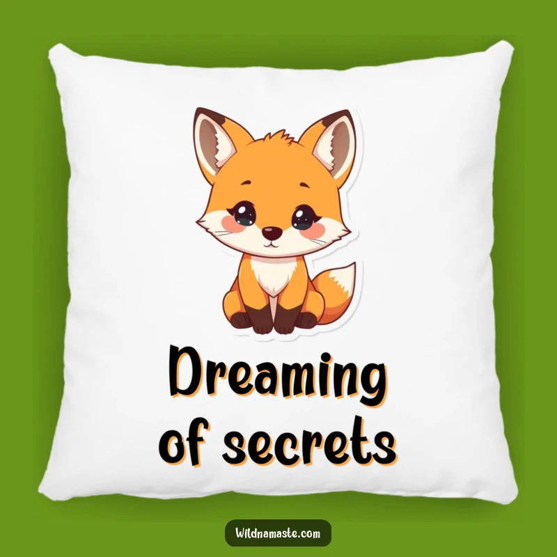 Funny Curious Fox Pillow: Snuggle Up with This Adorable and Cozy Cushion