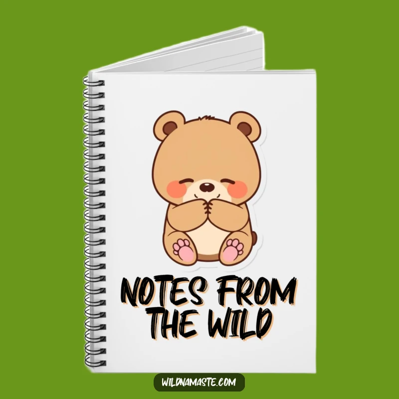 Funny Bear Cub Bowing Notebook: Jot Down Notes with This Adorable Stationery