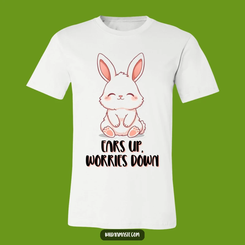 Funny Bunny Zen T-Shirt: Wear Your Inner Calm with This Adorable Animal Tee